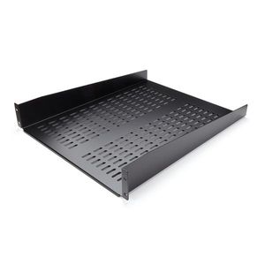 StarTech.com 2U 22inch ventilerende plank rack monteerbaar Vaste Plank Serverrack Serverkast 22kg