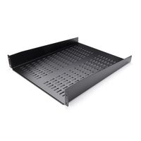 StarTech.com 2U 22inch ventilerende plank rack monteerbaar Vaste Plank Serverrack Serverkast 22kg - thumbnail