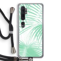 Palmbladeren: Xiaomi Mi Note 10 Pro Transparant Hoesje met koord