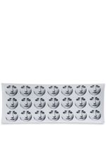 Fornasetti plateau rectangulaire à imprimé géométrique - Gris - thumbnail