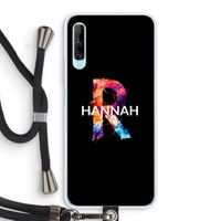 Abstract Spectrum: Huawei P Smart Pro Transparant Hoesje met koord