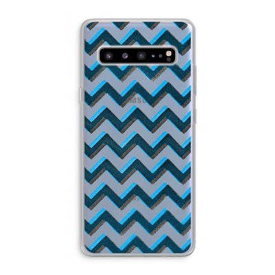 Onderbroken lijn: Samsung Galaxy S10 5G Transparant Hoesje