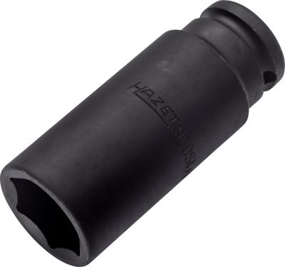 HAZET Krachtdopsleutel 900SLG-24 · 1/2 inch (12,5 mm) vierkant hol · Buiten-zeskant-tractieprofiel · SW 24 mm
