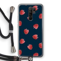 Framboosjes: Xiaomi Redmi 9 Transparant Hoesje met koord