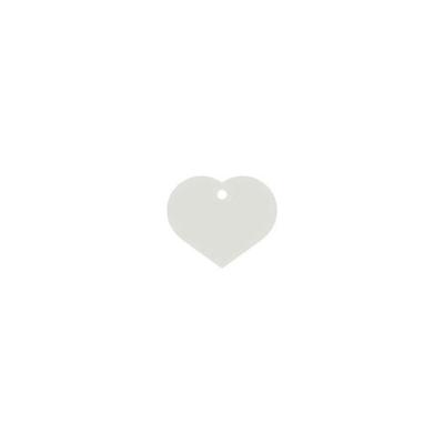 Naamplaatje voor halsband Imarc Heart Wit Naamplaatje voor halsband Imarc Heart Wit