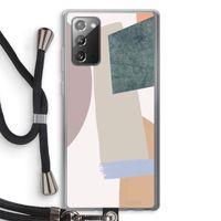 Lindo: Samsung Galaxy Note 20 / Note 20 5G Transparant Hoesje met koord