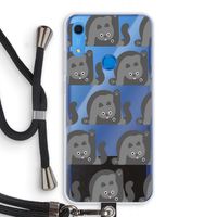 Cats: Huawei Y6s Transparant Hoesje met koord