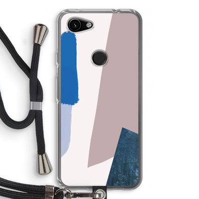 Lapis: Pixel 3a Transparant Hoesje met koord