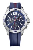 Horlogeband Tommy Hilfiger TH-267-1-14-1815 Rubber Blauw - thumbnail