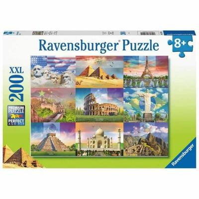 Puzzel Ravensburger 13290 XXL Monumentos del mundo 200 Onderdelen