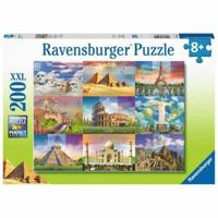 Puzzel Ravensburger 13290 XXL Monumentos del mundo 200 Onderdelen