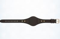 Horlogeband Fossil BQ3065 Onderliggend Leder Bruin 18mm