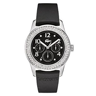 Lacoste horlogeband 2000690 / LC-11-3-14-2313S Rubber Zwart 20mm