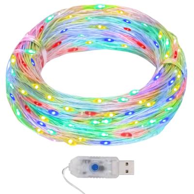 VidaXL Lichtsnoer met 400 microled&apos;s meerkleurig 8 functies 40 m