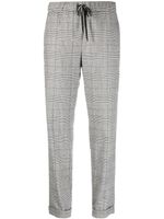 Lorena Antoniazzi pantalon fuselé à carreaux - Gris