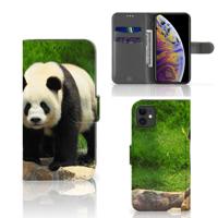 Apple iPhone 11 | Telefoonhoesje | Met pasjeshouder | Panda