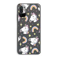 Rainbow Unicorn: Xiaomi Redmi Note 10 5G Transparant Hoesje