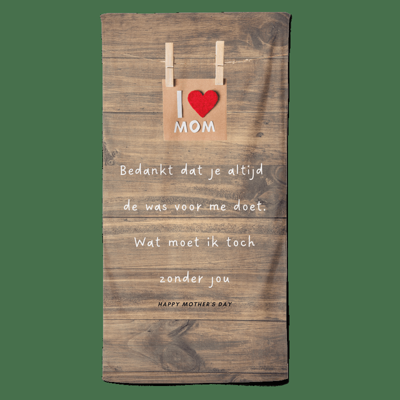 Moederdag Handdoek 10 - Pillow Buddies