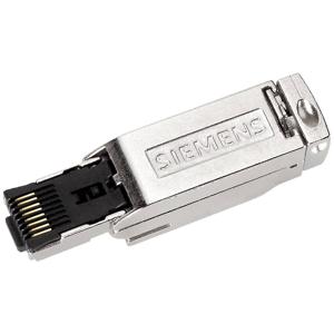 Siemens 6GK1901-1BB11-2AA0 IE FC RJ45 Plug 180 4 x 2, RJ45-connector met FC-aansluittechnologie 6GK19011BB112AA0 Zilver 1 stuk(s)