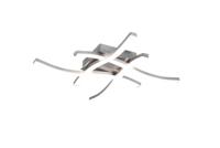 Trio Led plafonnièreRoute RVS 4000K - R62474407