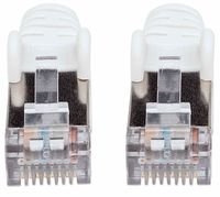 Intellinet 741378 RJ45 Netwerkkabel, patchkabel CAT 6a (losse kabel CAT 7) S/FTP 1.50 m Wit Halogeenvrij 1 stuk(s) - thumbnail