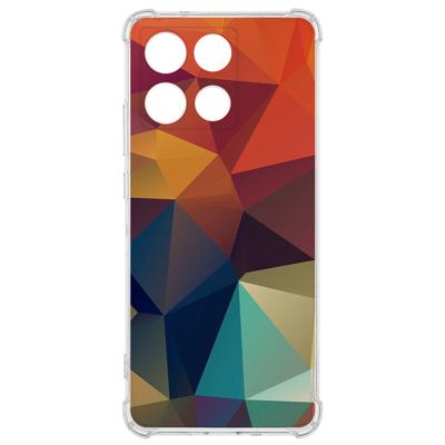 TPU Telefoonhoesje Motorola Moto G56 - Polygon Color backcover TPU Telefoonhoesje Motorola Moto G56 - Polygon Color backcover