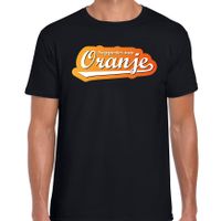 Zwart t-shirt Holland / Nederland supporter van oranje EK/ WK voor heren