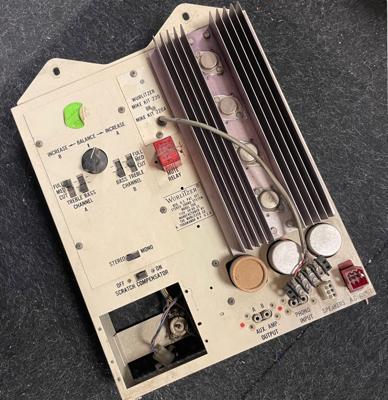 Wurlitzer 556 Versterker voor Jukebox Modellen 1050, 7500A,7500B ,3810,3800 3700,3710 Origineel