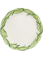 Les-Ottomans assiette Lily of the Valley (27 cm) - Blanc