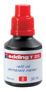 Edding T-25 markernavulling Rood 30 ml 1 stuk(s)