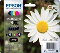 Epson inktcartridge 18XL, 450 pagina&apos;s, OEM C13T18164012, 4 kleuren