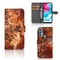 Motorola Moto G60s | Bookcase | Marmer Bruin