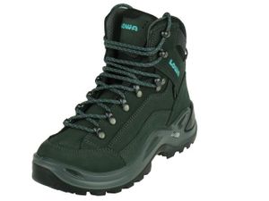 LOWA Renegade GTX Mid Ws Vrouw Volwassene Zwart, Turkoois