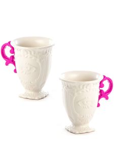 Seletti lot de deux tasses en porcelaine I-Wares - Blanc