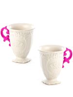 Seletti lot de deux tasses en porcelaine I-Wares - Blanc Seletti lot de deux tasses en porcelaine I-Wares - Blanc