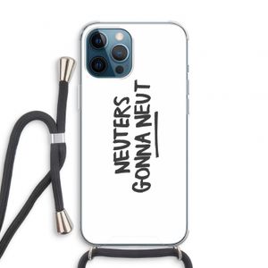 Neuters: iPhone 12 Pro Transparant Hoesje met koord