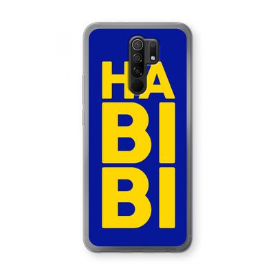 Habibi Blue: Xiaomi Redmi 9 Transparant Hoesje