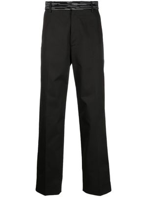 Missoni pantalon chino à coupe droite - Noir