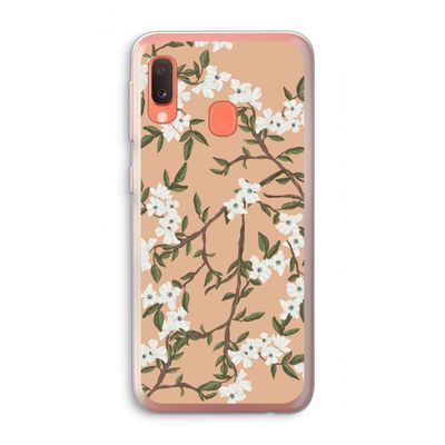 Blossoming spring: Samsung Galaxy A20e Transparant Hoesje