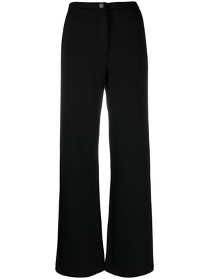 Emporio Armani Jersey broek met logo applicatie - Zwart Emporio Armani Jersey broek met logo applicatie - Zwart