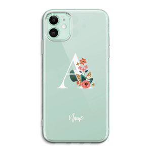 Pink Bouquet: iPhone 11 Transparant Hoesje