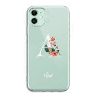 Pink Bouquet: iPhone 11 Transparant Hoesje