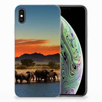 Apple iPhone Xs Max | TPU Hoesje | Olifanten
