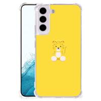 Samsung Galaxy S22 Stevig | Bumper Hoesje | Baby Leopard