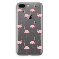 Anything Flamingoes: iPhone 8 Plus Transparant Hoesje