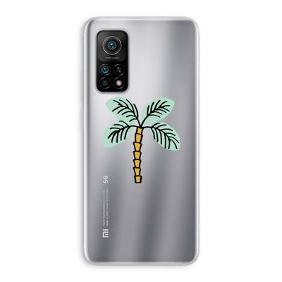 Palmboom: Xiaomi Mi 10T 5G Transparant Hoesje