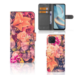 OPPO Reno4 Z Hoesje Bosje Bloemen