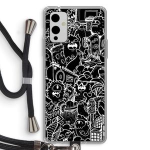 Vexx Black City : OnePlus 9 Transparant Hoesje met koord