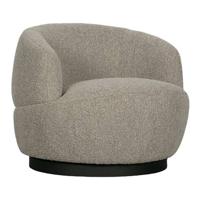 BePureHome Woolly Draaifauteuil - Naturel Bouclé