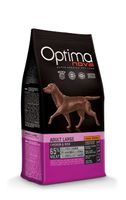 Optimanova hond adult large kip en rijst 12kg